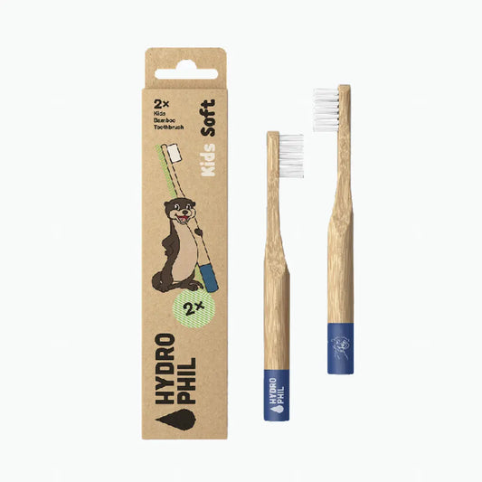 Escova de dentes infantil de bambu (pack 2)