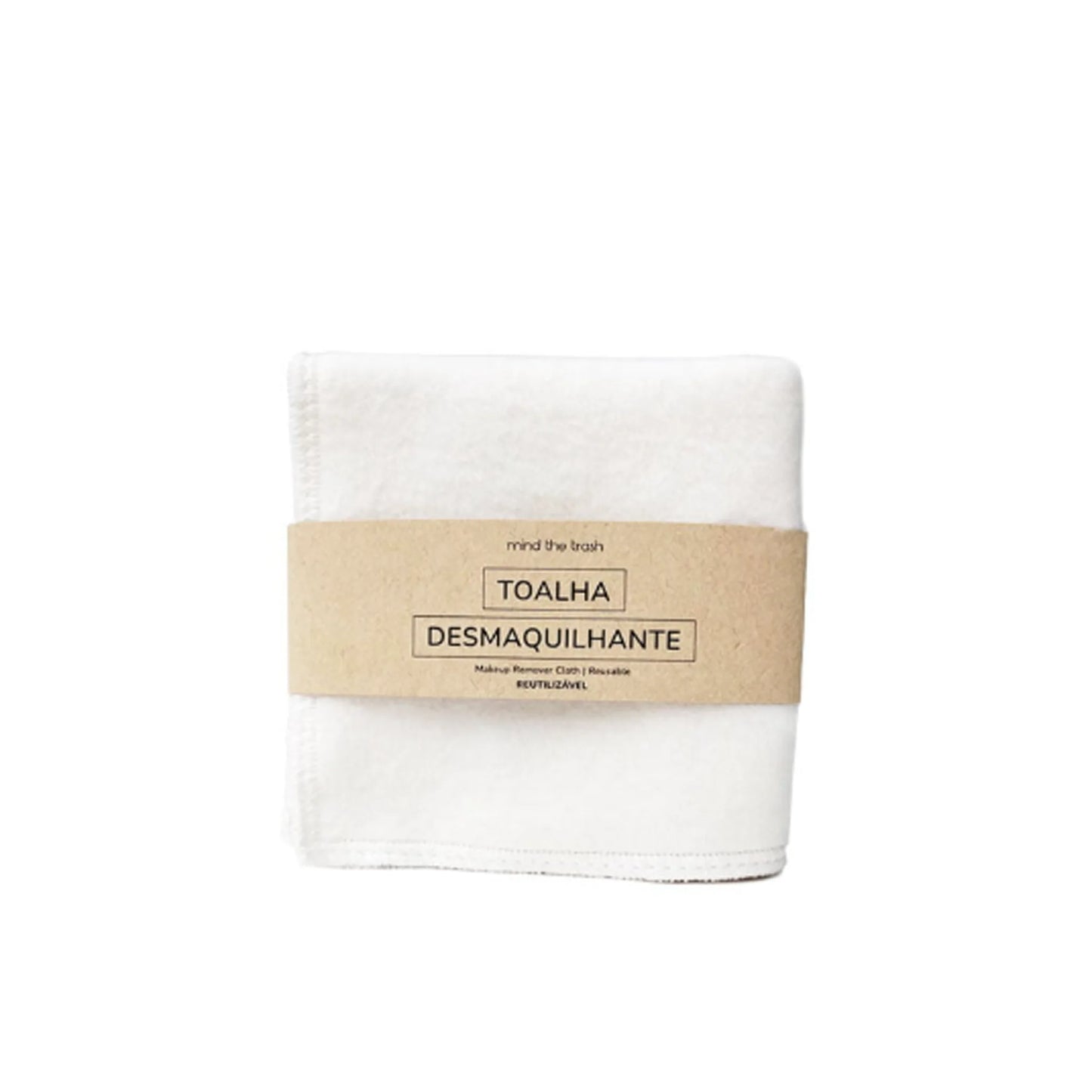 Toalha desmaquilhante em algodão orgânico